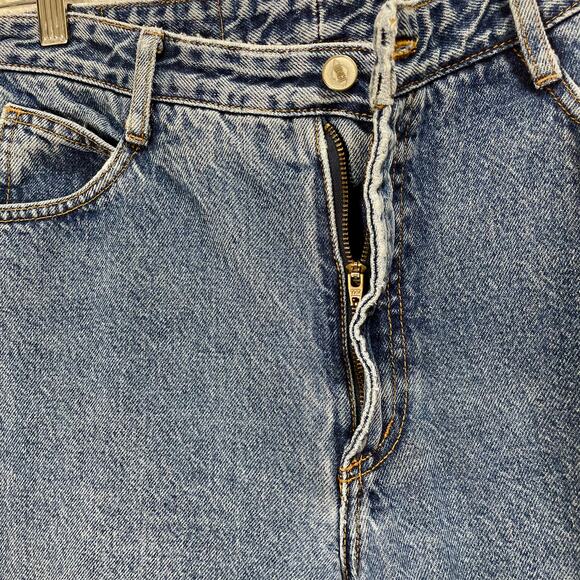 Vintage 80s Bongo Womens Jeans 30" Waist Light Wash Grunge Mom Jeans - Picture 6 of 12